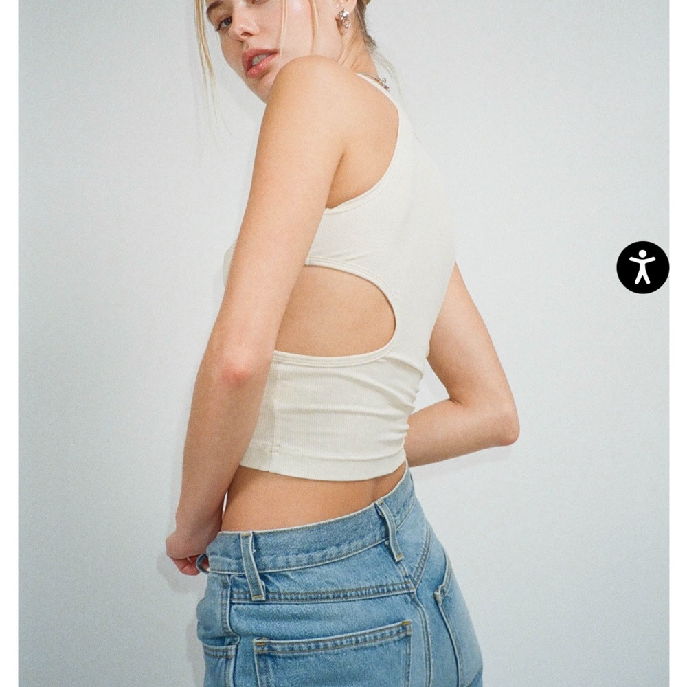 Sandy Liang Slight Tank Top - Picture 2 of 6